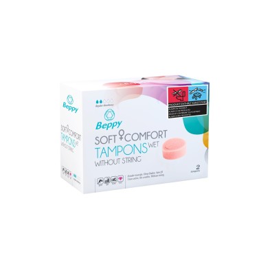 Tampony-BEPPY SOFT&COMFORT TAMPON WET 2PCS